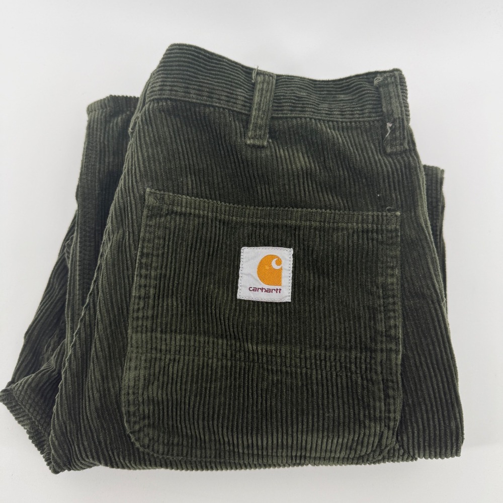 Carhartt WIP Single Knee Pant Corduroy Forest Green 29x32 I028627 Mens Workwear